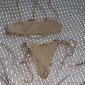 Tan Bikini Set